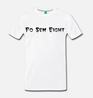 Fo Sem Eight (classic) Tee - White/Black