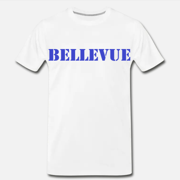 Bellevue Tee - White/Blue